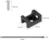 XHF 100 Pcs Cable Zip Tie Saddle Type Mounts Base with 100 Pcs 8" Cable Ties and 100 Pcs Tapping Screw, Wire Cable Clips Organizer Holders Clamps ...