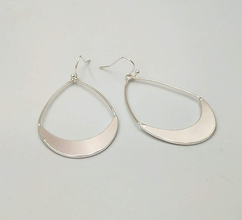 Lightweight Dangle Earrings Simple Earrings Silver Teardrop Earrings for Women...