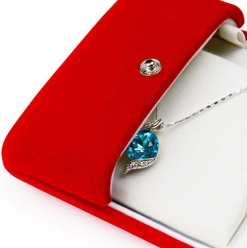 Oirlv Multifunctional Jewelry Box Velvet Pendant Necklace Gift Box Storage Case...