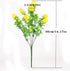 2 Pack Artificial Lemon Branches Yellow Lemon and Green Leaves Artificial Floral Picks for Home Party Spring Summer Garden Table Decorations - Flo...