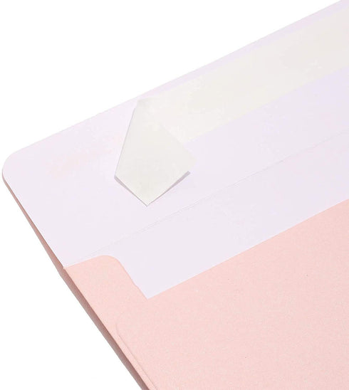 50 Pack A1 Premium Invitation Envelopes for Wedding, Metallic Pink, Mini Sized (3.6 × 5.1 In)...