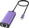 Lightning to 1000Mbps Ethernet Adapter, IVSHOWCO 2 in 1 iPhone iPad to RJ45 Ethernet LAN Network Adapter with Charging Port, 1 Gigabit High Speed,...