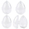 Framendino, 4 Pack Breathable Makeup Sponge Case Protective Plastic Beauty Sponge Container Makeup Blender Holder Cosmetic Egg Storage Cases for W...
