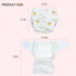 Reborn Baby Dolls Cloth Diapers for 17-22 inch Reborn Dolls Pack of 2 Pieces(Yellow&Blue)...