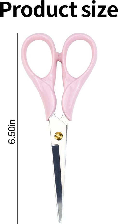 Scissors All Purpose Craft Scissors, Light Pink Multipurpose Fabric Scissors Sewing Scissors Sharp Scissors for Office (Light Pink)...