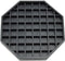 Coffee Countertop Octagon Drip Tray - 6" - Black...