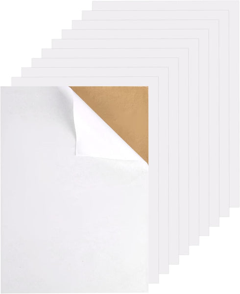 10 Sheets Self Adhesive Felt Sheets, 11.8x8.3inch Velvet Sticky Fabric Soft Velvet Drawer Liner Velvet Sticky Back for Jewelry Box Drawer DIY Craf...