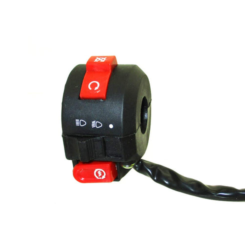 TC-Motor 7-pin Male Kill Starter Light Switch Assembly Without The Choke Lever Fits 7/8" Handlebar for Sunl Roketa Coolster 50cc 70cc 110cc 125cc ...