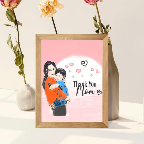Mother's Day Clear Stamps for Card Making Mom's Day Clear Stamp Blessing Words with Sentiments Transparent Silicone Stamps for DIY Scrapbooking Su...