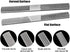 4 Way Wood Rasp Set of 2 - Premium High Carbon Steel Hand File and Round Rasp, Half Round Flat & Needle Files, Metal File Set for Sharping Wood an...