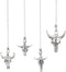 DICOSMETIC 4Pcs Fan Pull Chain 4 Styles Ceiling Pull Chain Extension Cattle Head Fan Pull Chain Stainless Steel Ball Chain Chain Extender Fan Acce...