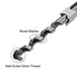uxcell Square Hole Drill Bit, 1/2" High-Carbon Steel Hollow Chisel Mortise Power Tool for Woodworking 2 Pcs...
