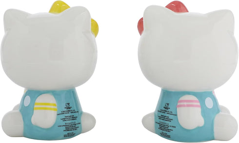 Hello Kitty Set of Ceramic Salt and Pepper Shakers...