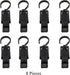 Hahiyo Plastic Swivel Clothespins Hanging Hook Clip Smooth Rotate Strong from Wind Secure to Hold Heavy Laundry Save Space Not Damage Leave Pinch ...