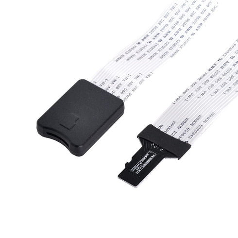 xiwai Micro-SD TF Memory Card Kit Male to TF Female Extension Soft Flat FPC Cable Extender 25cm...