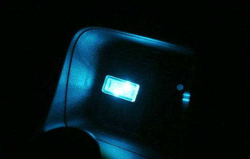 iJDMTOY Aqua Ice Blue USB Plug-in Miniature/Nano LED Car Interior Ambient Accent Lighting Kit...