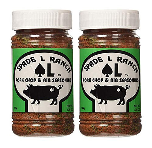 Spade L Ranch Pork Chop & Rib Seasoning 5.25 Oz - 2 PACK...