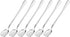 uxcell Set of 6 Stainless Steel Ice Cream Spoons, 7.5-Inch Yogurt Spoons Dessert Spoons Shovel Cake Spoons for Home, Kitchen, Restaurant, Silver...