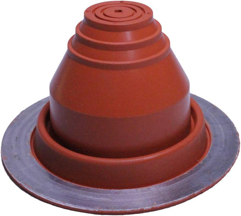 #1 Silicone High Temp Flexible Roof Jack Pipe Boot Metal Roofing Pipe Flashing (Pipe OD 1/4" to 2")...