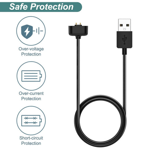 Kissmart Charger for Amazfit Band 7, Replacement USB Magnetic Charging Cable Cord Accessories for Amazfit Band 7 Fitness Tracker [2Pack - 3.3ft/1m...
