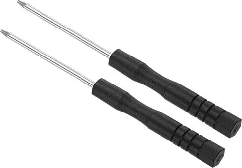 Mini Torx Screwdriver, T2 Size 80mm Length, Carbon Steel Small 6 Point Screwdrivers with Anti-slip Handle - (Applications: for Glasses, Watch or L...