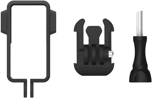 Action 2 Protective Frame with Hot Shoe Base Anti-Drop Dust Protection case Cover Mount+ Action 2 Screen Protector Kits for DJI osmo Action 2 Came...