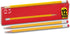 WoodCased Pencils, Yellow, Pre-sharpened, Pencils with Erasers, 2 HB 12 Pack...