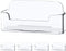 4 Pack Business Card Holder for desk - Office Clear Business Card Holder Stand,Display Plastic Business Card Stand Acrylic Business Card Holder...
