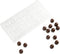 Restaurantware Pastry Tek 10.8 x 3.5 Inch Chocolate Mold, 1 Half Sphere Candy Mold - 21 Compartments, Freezer-Safe, Clear Polycarbonate Semi Spher...