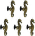 Sea Horse Cabinet Knobs 5Pcs Retro Hippocampus Drawer Pulls Handles Marine Style Zinc Alloy Knobs Handler -Single Hole Handles for Kitchen Cupboar...