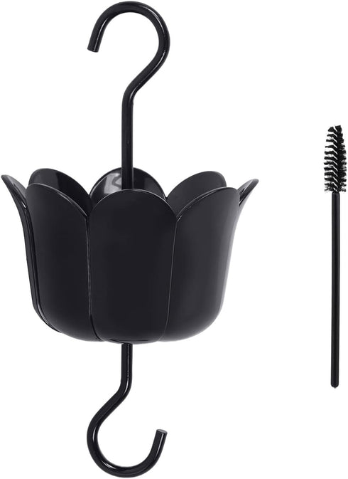 Ant Moat Hook for Hummingbird Feeders|Extra Large Capacity Ant_ Trap for Outdoor Yard Hanging Feeders, Flower Shape Hummingbird Feeder Insect_Guar...