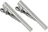 2.1 Inch Long Mens Tie Clip Clasp Bar Set for Regular Ties Spring Loaded End...