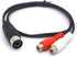 Short 7 Pin Din Male to 2 RCA Female Audio Cable for Bang & Olufsen, Naim, Quad.Stereo Systems (50 cm)...
