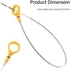 Oil Dipstick Compatible with Dodge Chrysler Town & Country,Rustproof Engine Oil Dip Stick Replacement OEM#4666139AA,917-320,Essential Car Accessor...