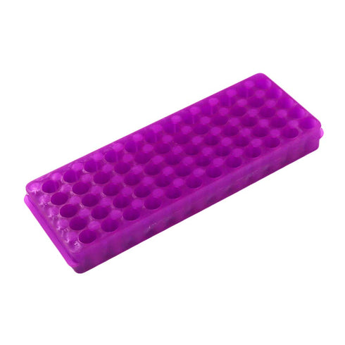 PCR Tube Rack Double Panel Microcentrifuge Test Tube Rack Holder for 0.5ml 1.5ml 2ml Test Tube, 60-Well - 2pcs...