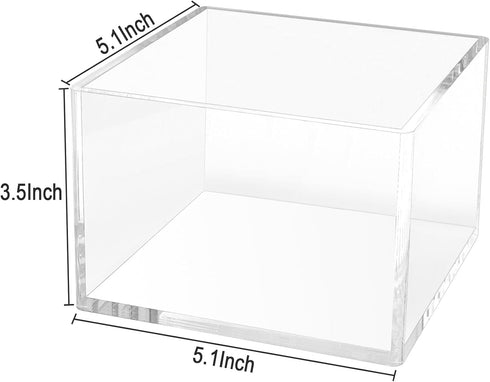 Remote Control Holder, TV Remote Organizer Caddy for Table, Acrylic Remote Storage Box, Clear...