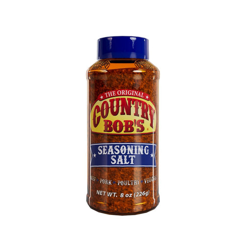 Country Bob's Original Seasoning Salt 8 oz (Pack of 2) | Quick & Easy Flavor Boost for Meat, Poultry, Veggies, & Pork | Simple One-Step Seasoning ...