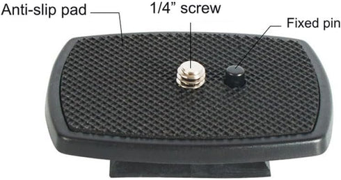 35mm Tripod Quick Release Plate Camera Mount Adapter Replacement for Sunpak 7000TM 7001TM 6400UT 8001UT TG-P60T MX1000 (Pack of 2)...