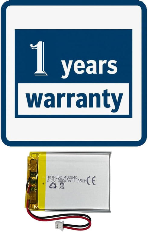 DC 3.7V 500mAh 403040 Rechargeable lithium polymer battery for DIY 3.7-5V Electronic Product, Mobile Energy Storage Power Supply...