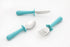 Grabease Toddler Silverware Set Forks Spoons and Knives Set Toddler Utensils Feeding Supplies, BPA and Phthalates-Free, Dishwasher Safe, Teal...