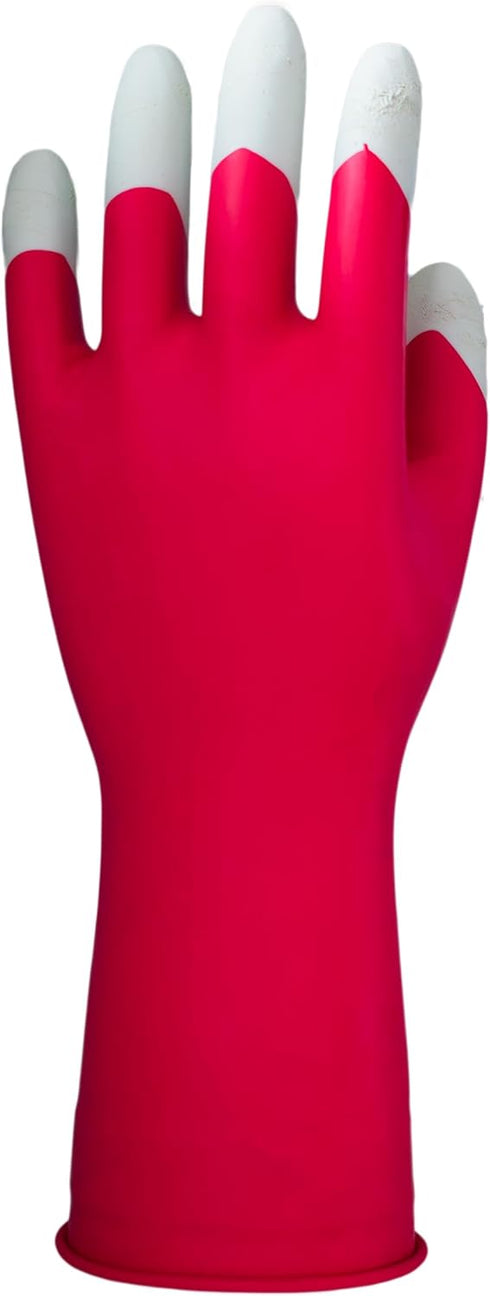 ETERNA Maximum Flexibility Gloves, Size M, Gloves for Kitchen, Laundry and Household Cleaning, Anti-Slip on Fingers, Better Grip, Shea Extract 2.3...