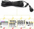 Extension Cable Outdoor 2 Pin for Garden LED Spotlight, Black Extension Cords Outdoor Waterproof (16.4 FT)...
