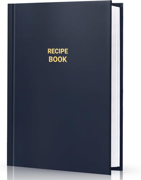 Perfect Blank Recipe book - Recipe Book to Write In Your Own Recipes,Organize Your Recipes- Waterproof Cover and 186 Blank Pages Recipe Notebook (...