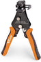 Automatic Wire Stripper, 3 IN 1 Stripper/Cutter/Crimping Self Adjusting Wire Stripper, 7 Inch Wire Stripper for 8-18 AWG Solid and Stranded Electr...
