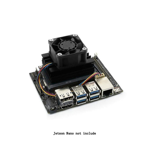 Dedicated Cooling Fan for NVIDIA Jetson Nano Developer Kit PWM Speed Adjustment Stong Cooling Air 4PIN Reverse-Proof Connector 5V 40mm×40mm×20mm...
