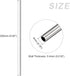 304 Stainless Steel Tube (4mm OD x 0.4mm T x 250mm L), Straight Tubing - for Home Furnishing, Machinery...