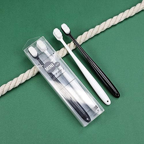 DI QIU REN Extra Soft Toothbrush for Sensitive Gums, Manual Toothbrush with 8 Tubes of 10000 Soft Floss Bristle for Gum Care, Protect Fragile Gums...