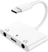 iPad Headphone Adapter, Headphone Splitter for 2 Headphones,3 in 1 USB C to 3.5mm Jack Audio Adapter with 60W Fast Charging Compatible with S24/23...
