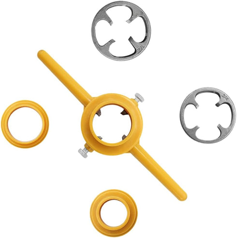 Water Supplies Set 6pcs Tap Wrench Threading Die 6 Piece Set Water Plastic...