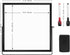 Desktop WhiteBoard 10” X 10”, Magnetic Double-Sided Mini Dry Eraser White Board Easel, 360° Reversible to Do List Notepad, Portable Tabletop Memo ...